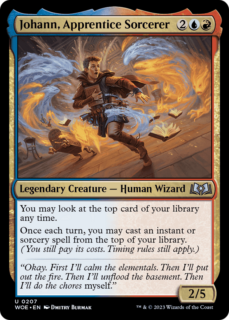 Johann, Apprentice Sorcerer [Wilds of Eldraine] | L.A. Mood Comics and Games