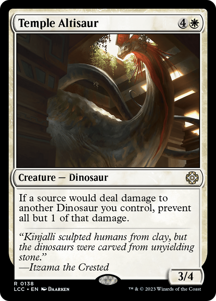 Temple Altisaur [The Lost Caverns of Ixalan Commander] | L.A. Mood Comics and Games