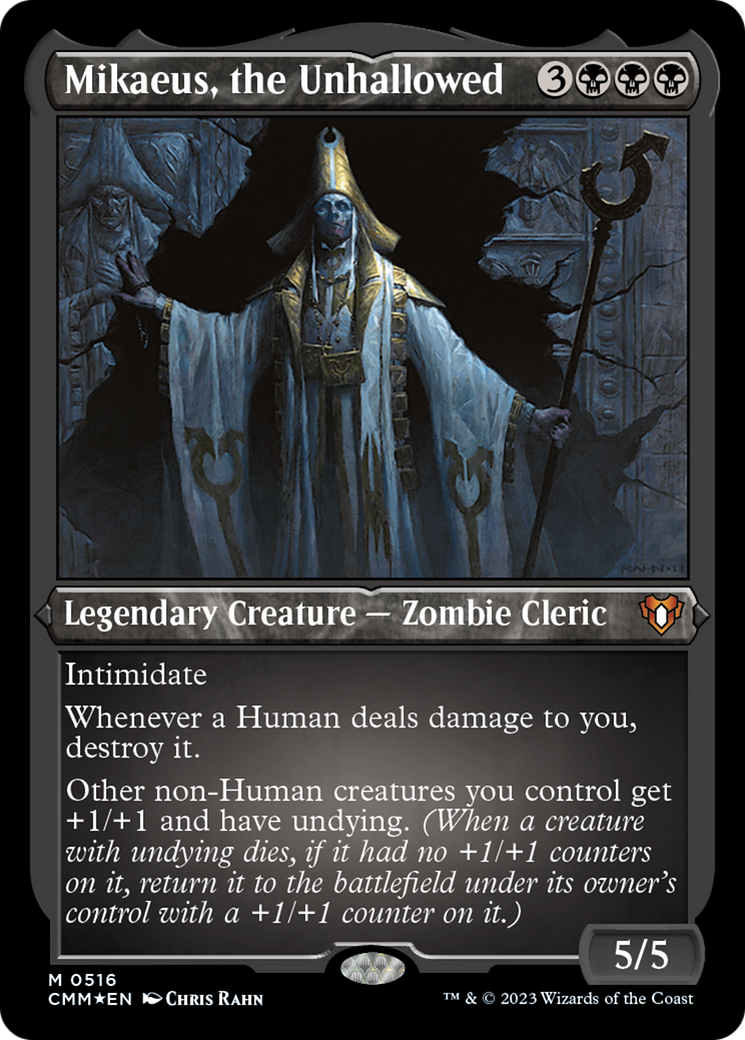 Mikaeus, the Unhallowed (Foil Etched) [Commander Masters] | L.A. Mood Comics and Games