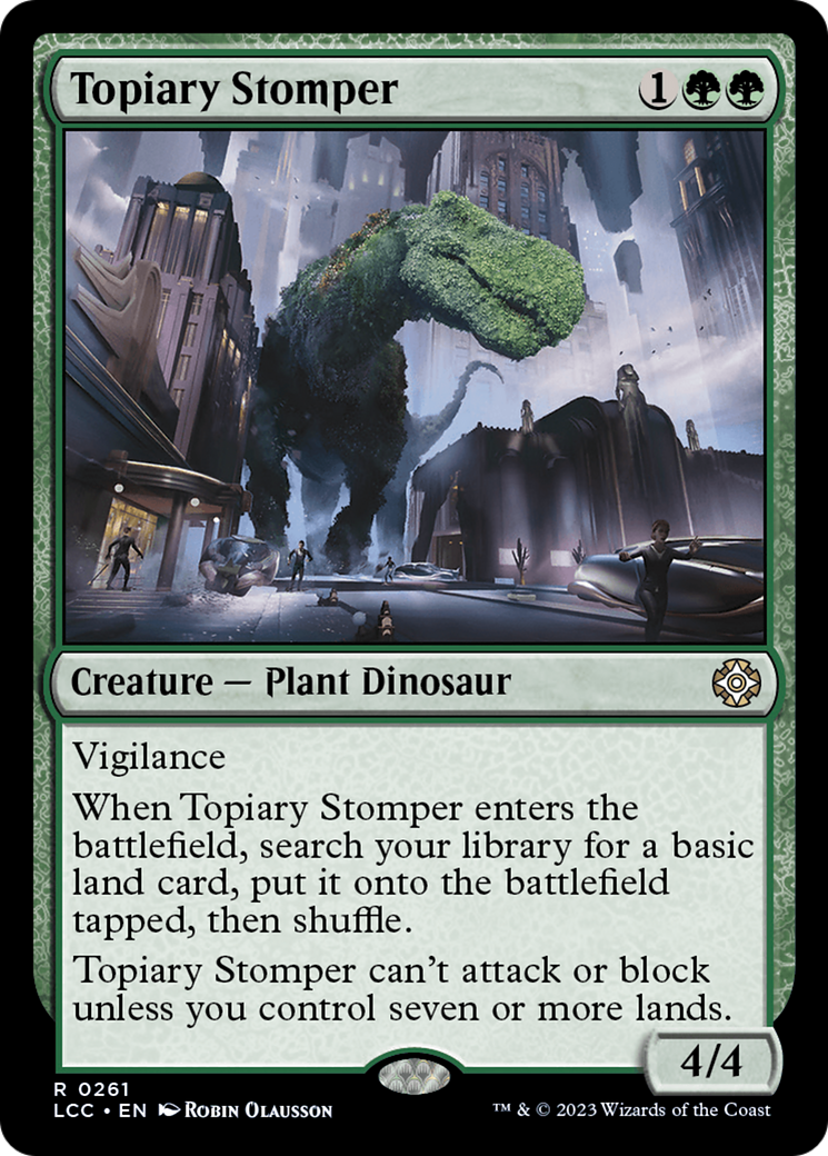 Topiary Stomper [The Lost Caverns of Ixalan Commander] | L.A. Mood Comics and Games