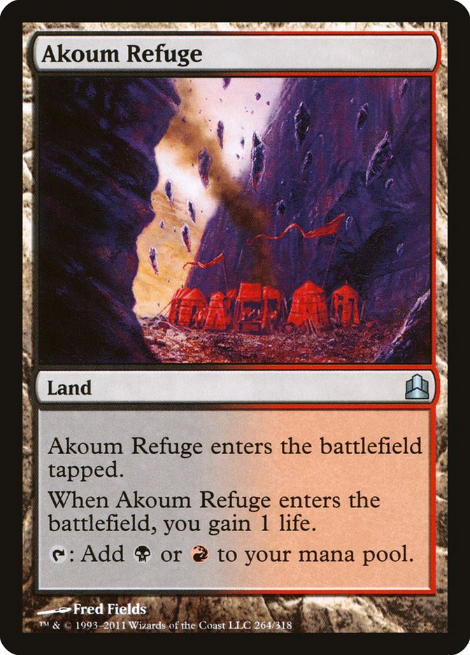 Akoum Refuge [Commander 2011] | L.A. Mood Comics and Games