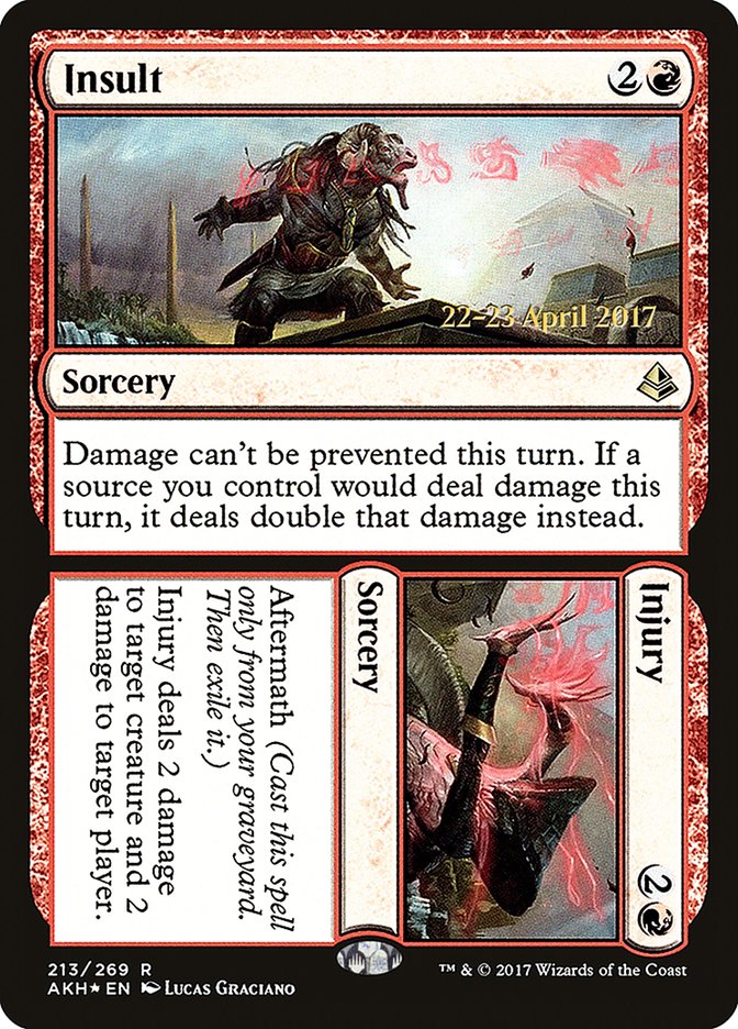 Insult // Injury [Amonkhet Prerelease Promos] | L.A. Mood Comics and Games