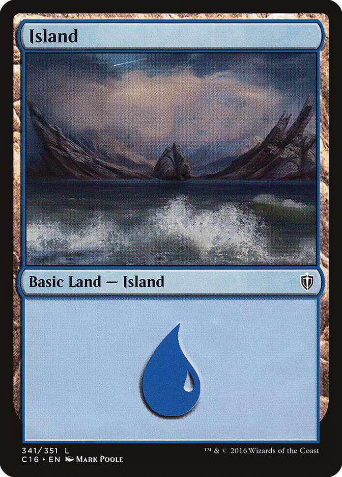 Island (341) [Commander 2016] | L.A. Mood Comics and Games