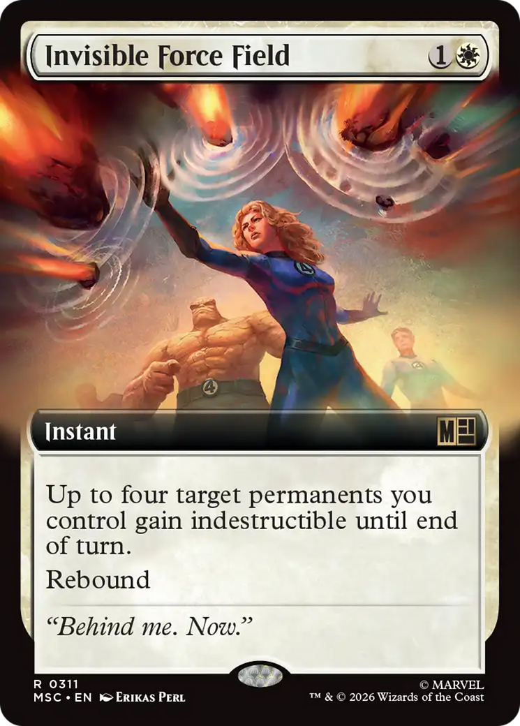 Invisible Force Field (Extended Art) [Marvel Super Heroes Commander] | L.A. Mood Comics and Games