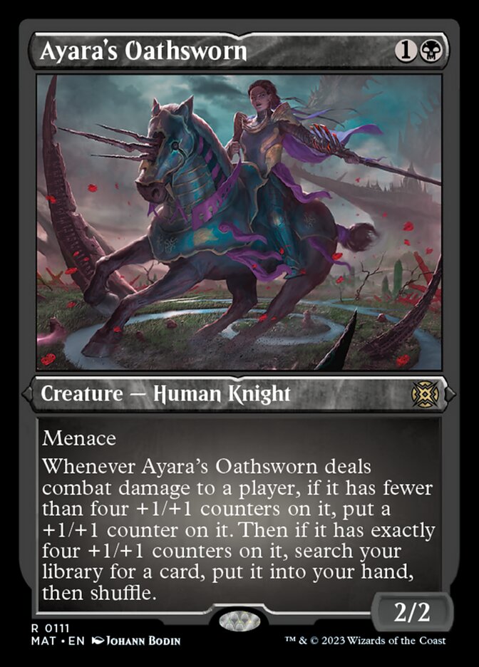 Ayara's Oathsworn (Foil Etched) [March of the Machine: The Aftermath] | L.A. Mood Comics and Games