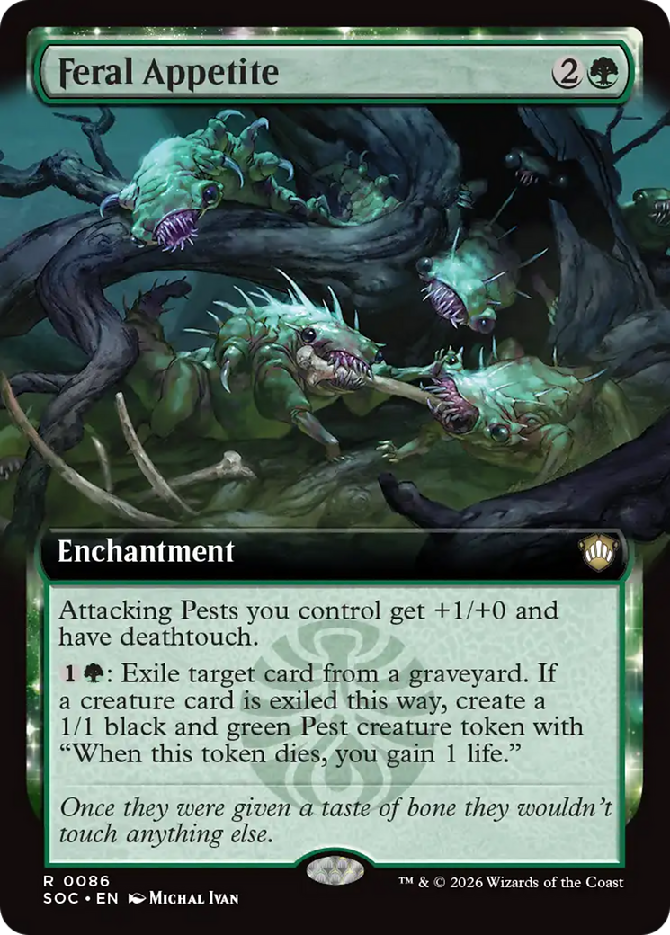 Feral Appetite (Extended Art) [Secrets of Strixhaven Commander] | L.A. Mood Comics and Games