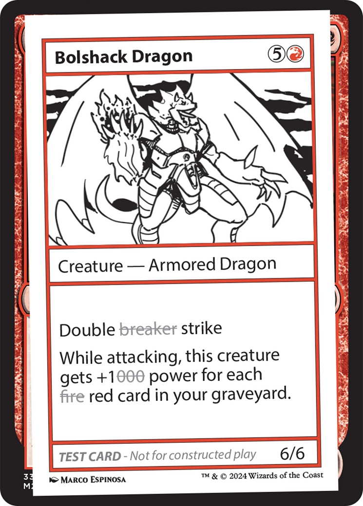 Bolshack Dragon [Mystery Booster 2 Playtest Cards] | L.A. Mood Comics and Games