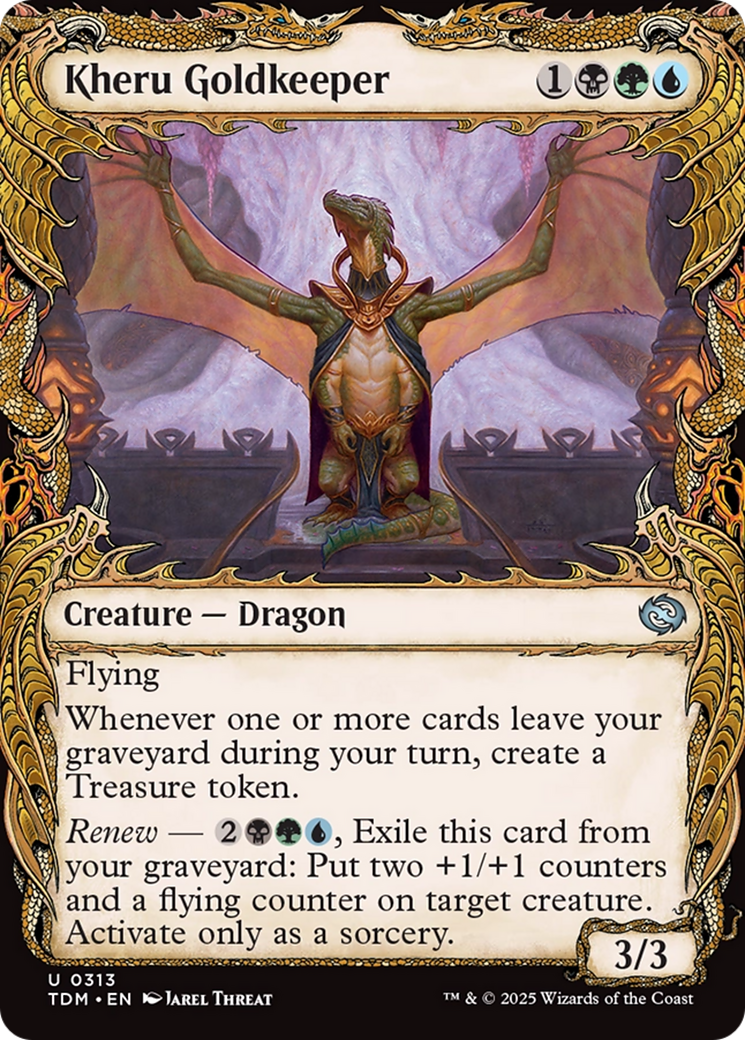 Kheru Goldkeeper (Showcase) [Tarkir: Dragonstorm] | L.A. Mood Comics and Games