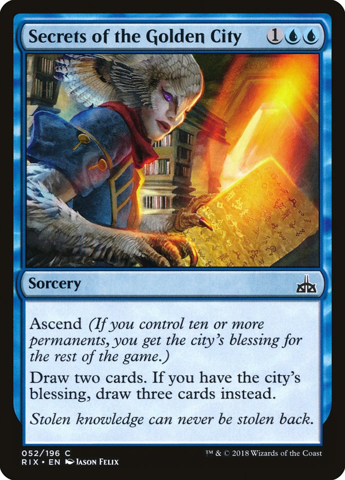 Secrets of the Golden City [Rivals of Ixalan] | L.A. Mood Comics and Games