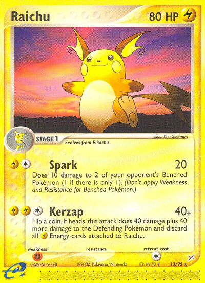 Raichu (13/95) [EX: Team Magma vs Team Aqua] | L.A. Mood Comics and Games