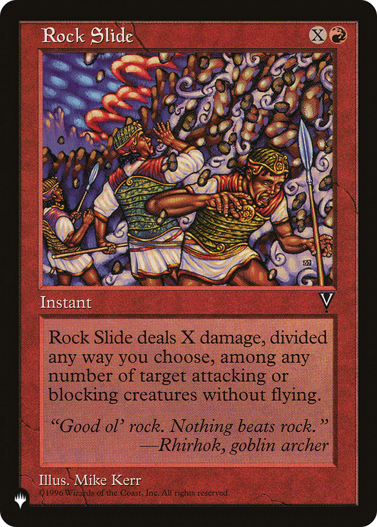 Rock Slide [The List] | L.A. Mood Comics and Games