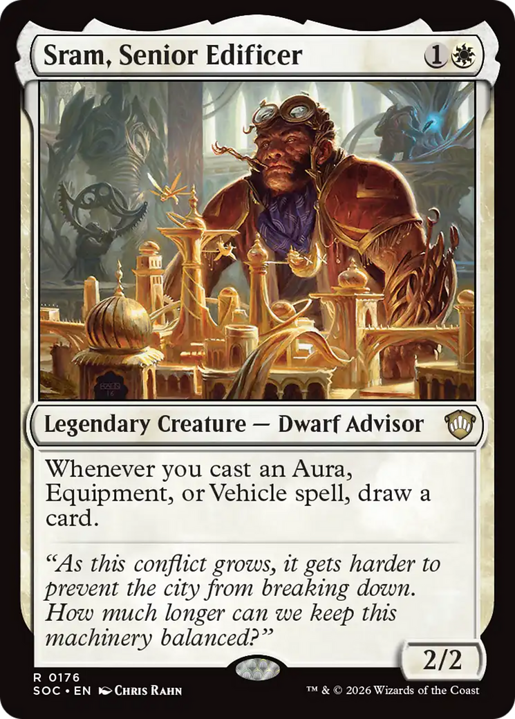 Sram, Senior Edificer [Secrets of Strixhaven Commander] | L.A. Mood Comics and Games