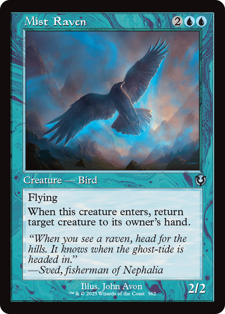 Mist Raven (Retro Frame) [Innistrad Remastered] | L.A. Mood Comics and Games