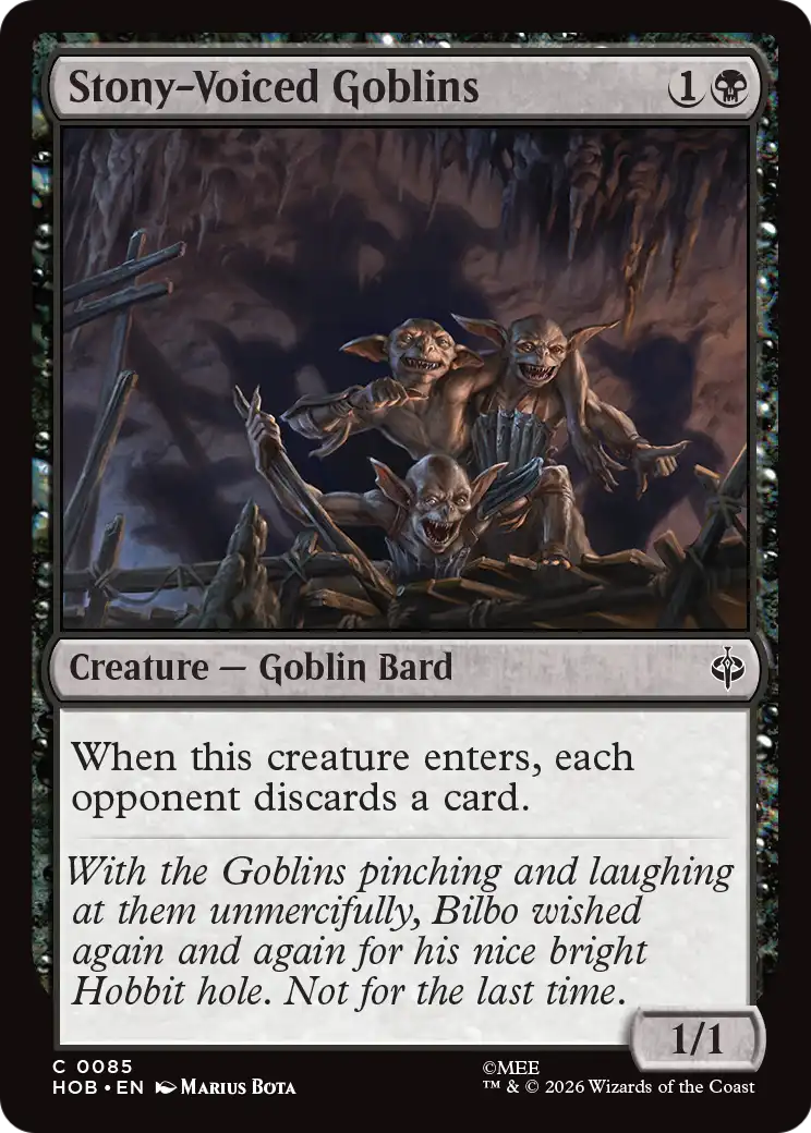 Stony-Voiced Goblins [The Hobbit] | L.A. Mood Comics and Games