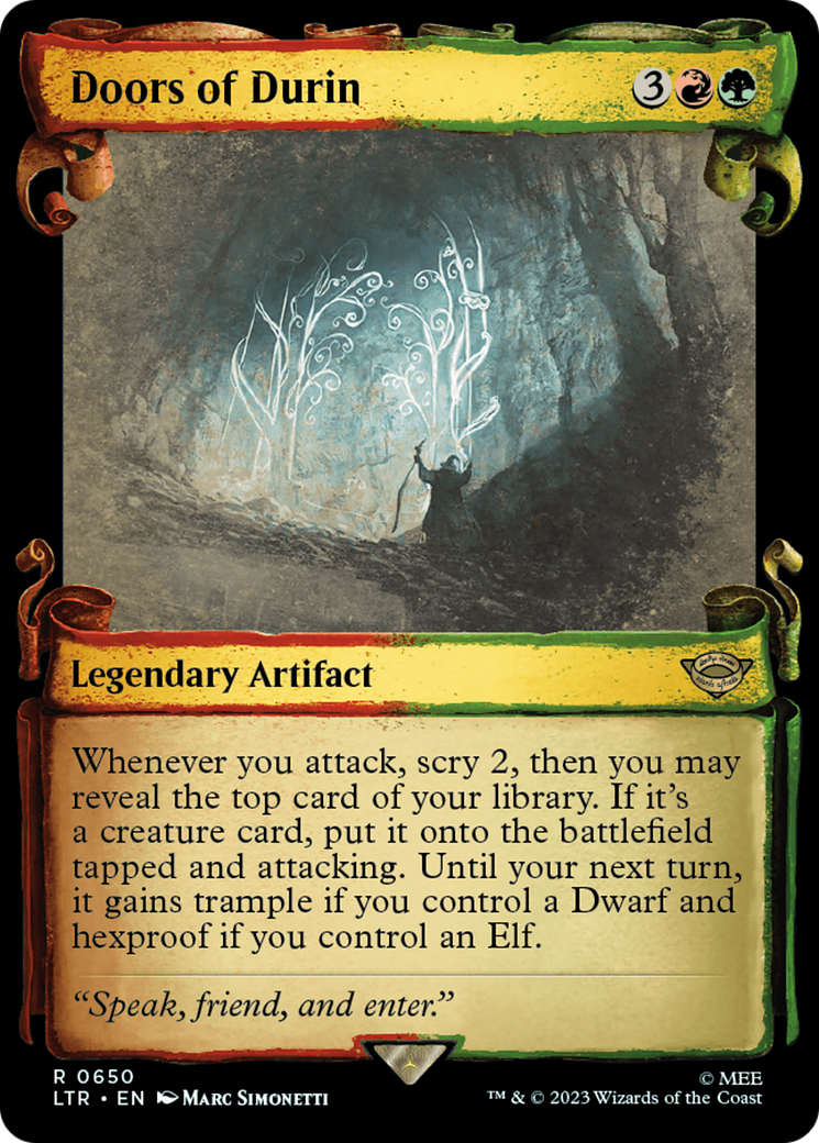 Doors of Durin [The Lord of the Rings: Tales of Middle-Earth Showcase Scrolls] | L.A. Mood Comics and Games