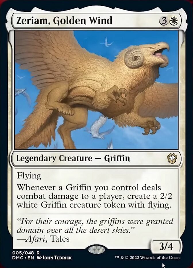 Zeriam, Golden Wind [Dominaria United Commander] | L.A. Mood Comics and Games