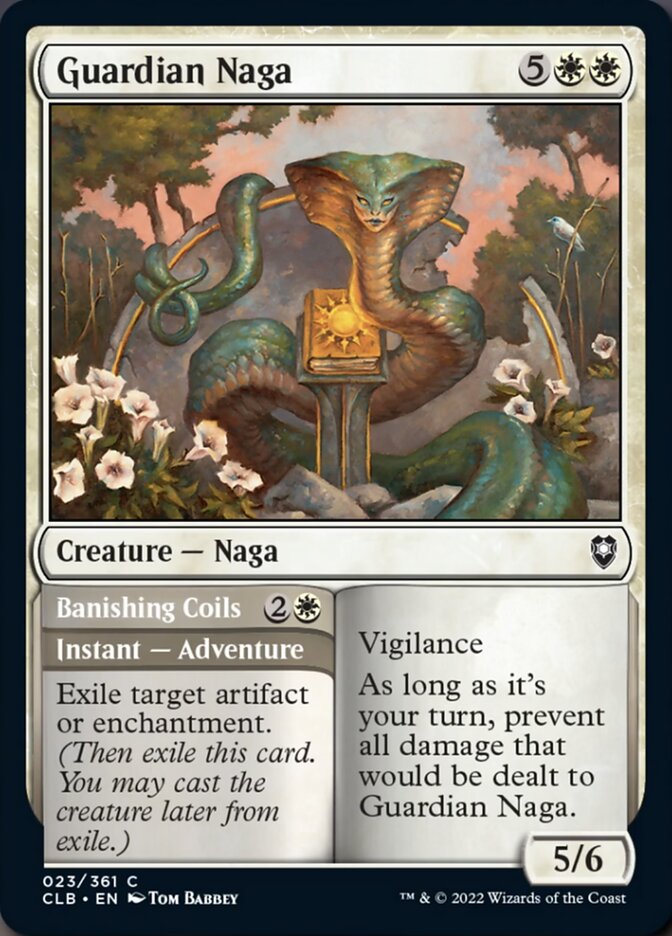 Guardian Naga // Banishing Coils [Commander Legends: Battle for Baldur's Gate] | L.A. Mood Comics and Games