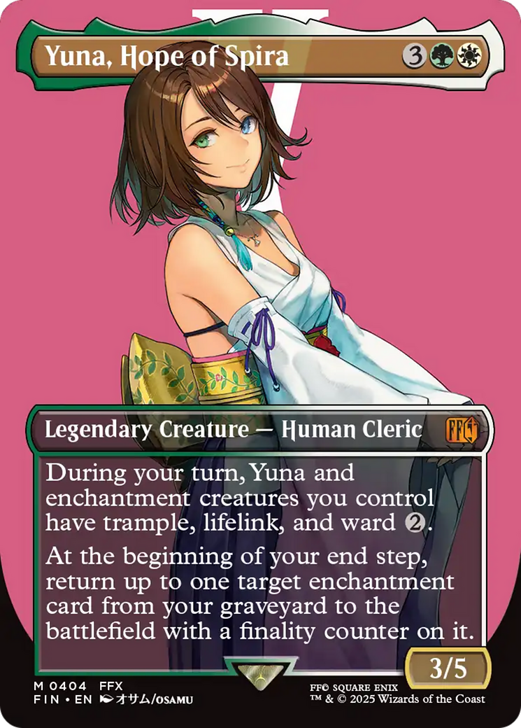 Yuna, Hope of Spira (Borderless) [FINAL FANTASY] | L.A. Mood Comics and Games