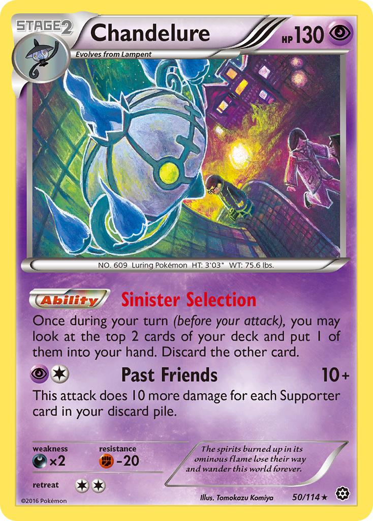 Chandelure (50/114) [XY: Steam Siege] | L.A. Mood Comics and Games