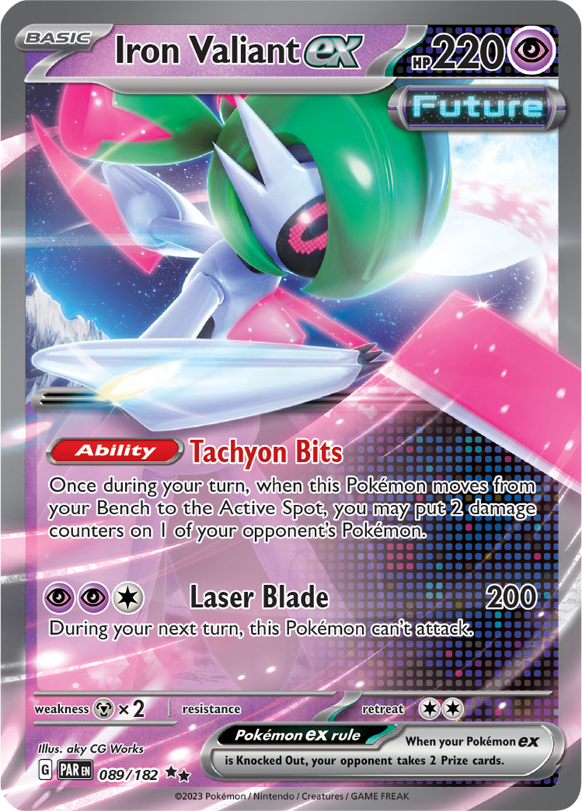 Iron Valiant ex (068) (Jumbo Card) [Scarlet & Violet: Paradox Rift] | L.A. Mood Comics and Games