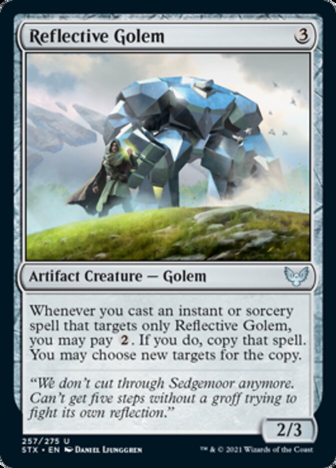 Reflective Golem [Strixhaven: School of Mages] | L.A. Mood Comics and Games