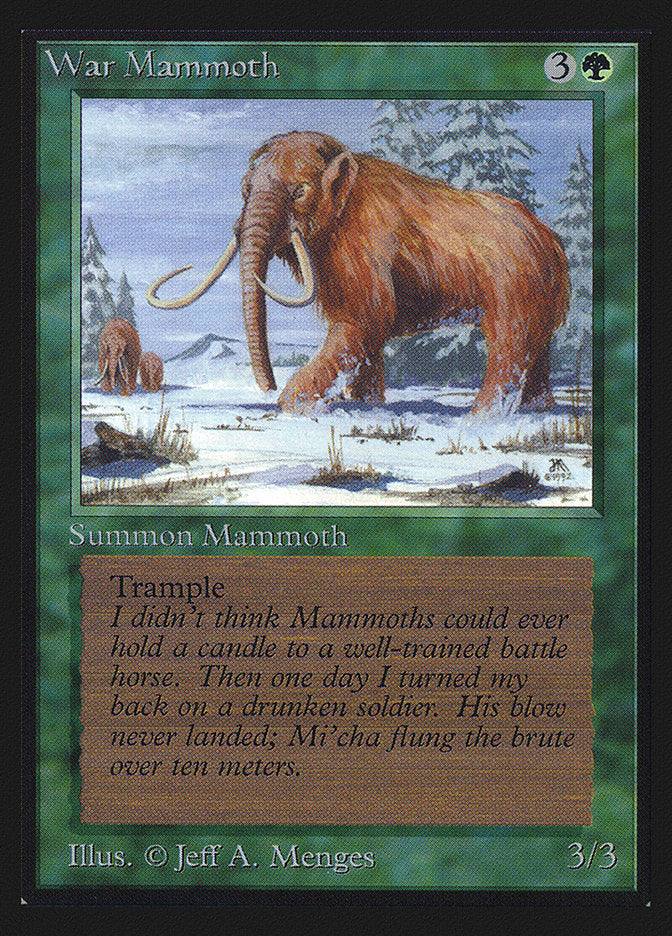 War Mammoth [International Collectors' Edition] | L.A. Mood Comics and Games