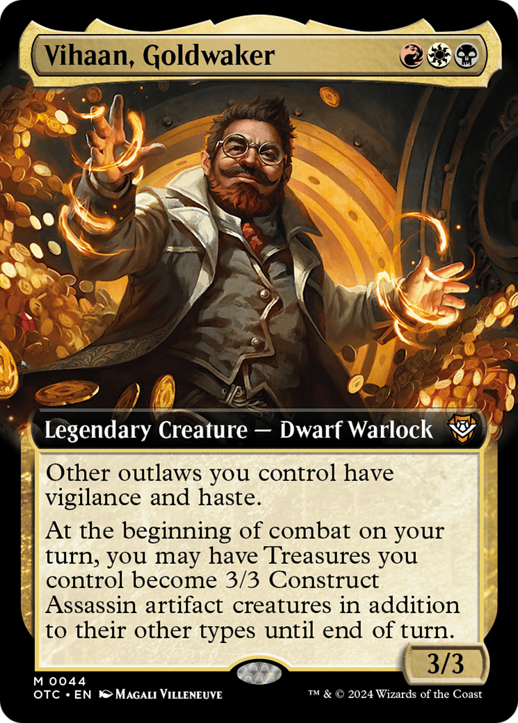 Vihaan, Goldwaker (Extended Art) [Outlaws of Thunder Junction Commander] | L.A. Mood Comics and Games