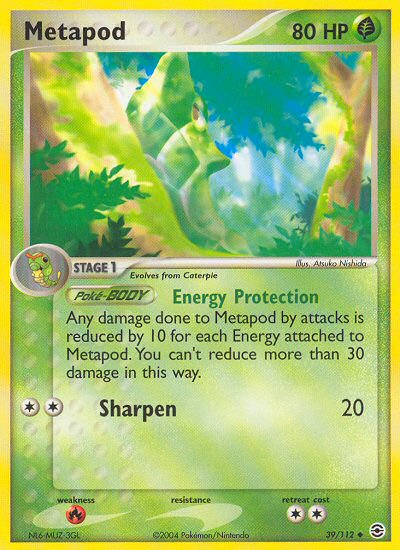 Metapod (39/112) [EX: FireRed & LeafGreen] | L.A. Mood Comics and Games