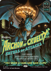 Archon of Cruelty (Showcase) [Duskmourn: House of Horror Commander] | L.A. Mood Comics and Games