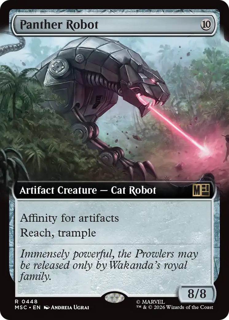 Panther Robot (Extended Art) [Marvel Super Heroes Commander] | L.A. Mood Comics and Games