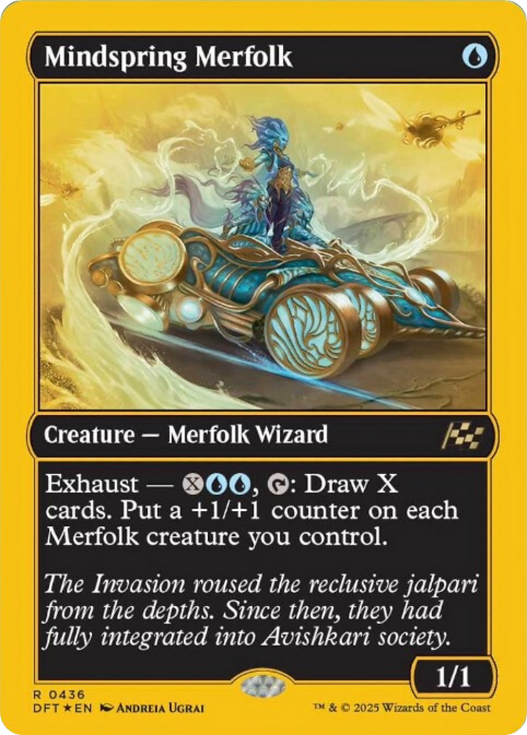 Mindspring Merfolk (First-Place Foil) [Aetherdrift] | L.A. Mood Comics and Games