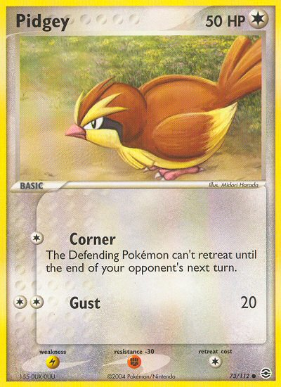 Pidgey (73/112) [EX: FireRed & LeafGreen] | L.A. Mood Comics and Games