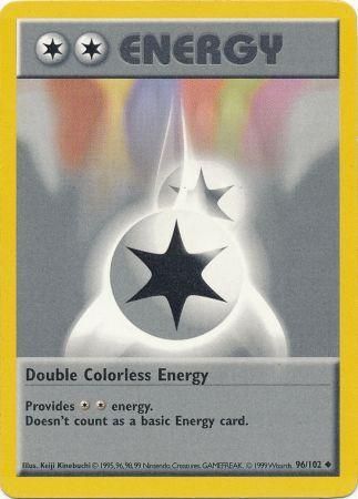 Double Colorless Energy (96/102) [Base Set Shadowless Unlimited] | L.A. Mood Comics and Games