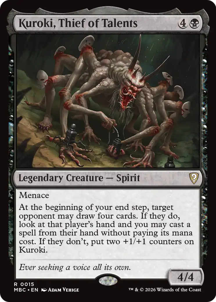 Kuroki, Thief of Talents [Mystery Booster: Commander Edition] | L.A. Mood Comics and Games