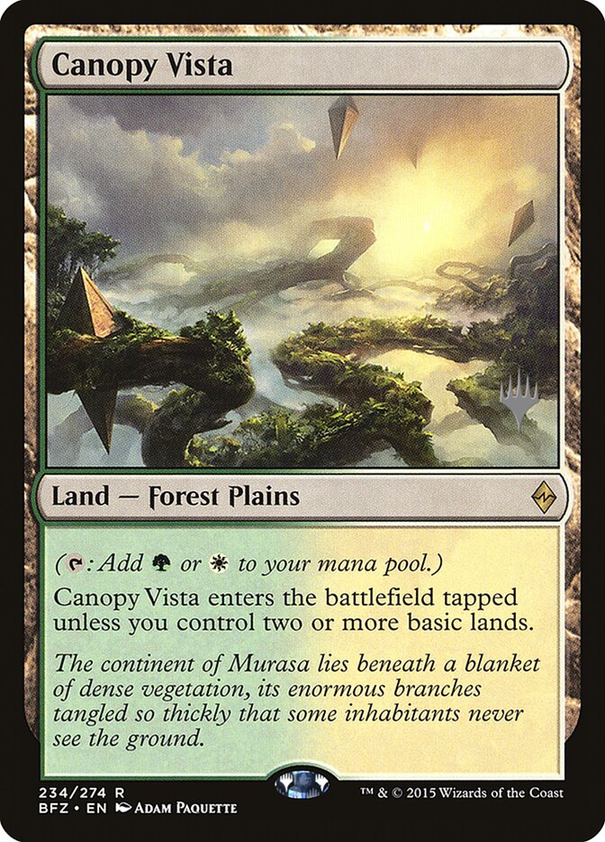 Canopy Vista [Battle for Zendikar Promos] | L.A. Mood Comics and Games