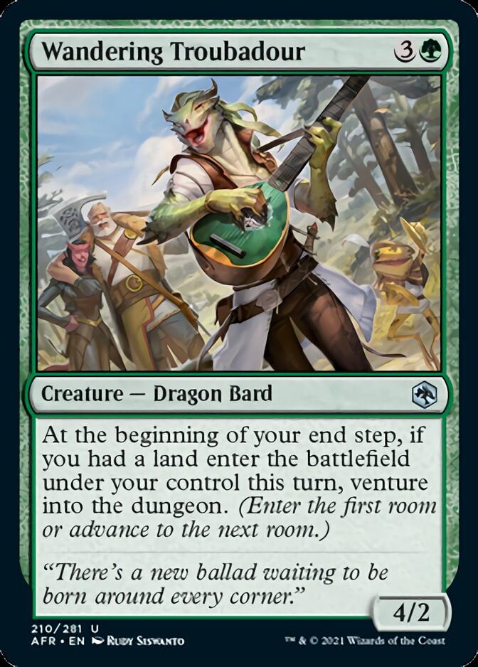 Wandering Troubadour [Dungeons & Dragons: Adventures in the Forgotten Realms] | L.A. Mood Comics and Games