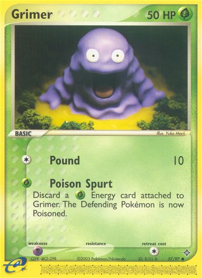 Grimer (57/97) [EX: Dragon] | L.A. Mood Comics and Games