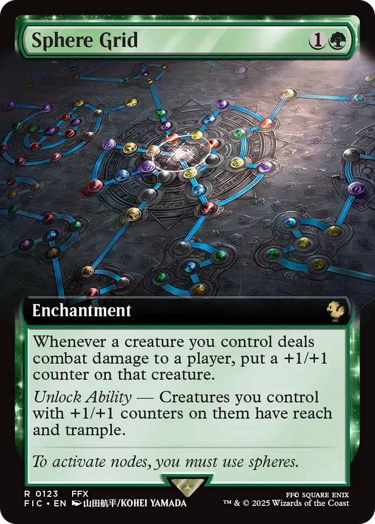 Sphere Grid (Extended Art) [FINAL FANTASY Commander] | L.A. Mood Comics and Games