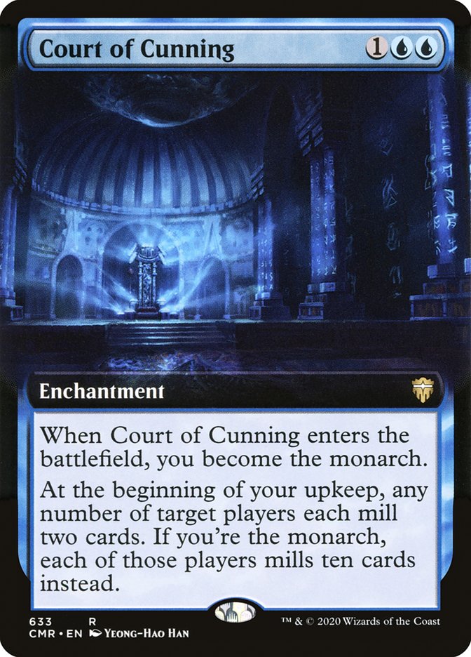 Court of Cunning (Extended Art) [Commander Legends] | L.A. Mood Comics and Games