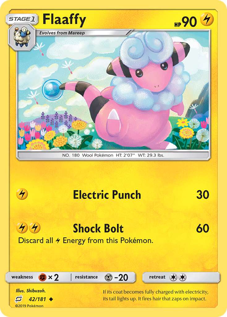 Flaaffy (42/181) [Sun & Moon: Team Up] | L.A. Mood Comics and Games