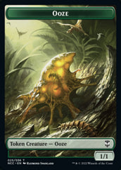 Ooze (025) // Treasure (015) Double-Sided Token [Streets of New Capenna Commander Tokens] | L.A. Mood Comics and Games