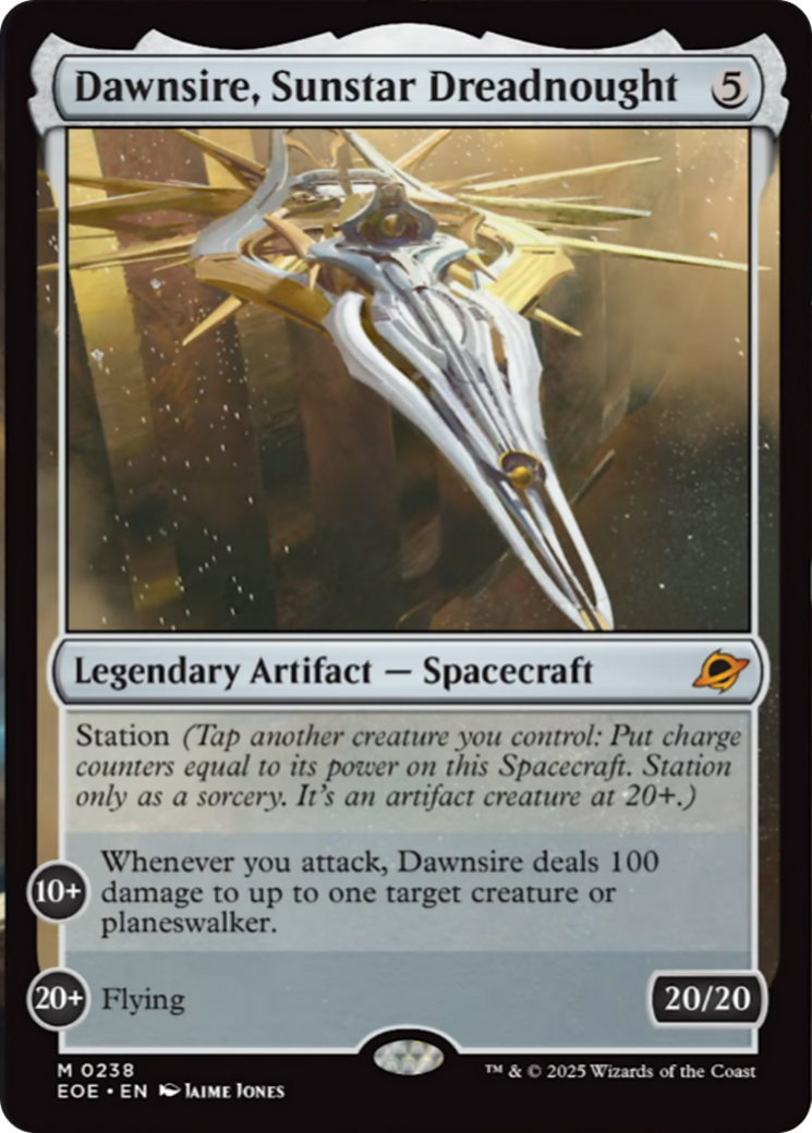 Dawnsire, Sunstar Dreadnought [Edge of Eternities] | L.A. Mood Comics and Games