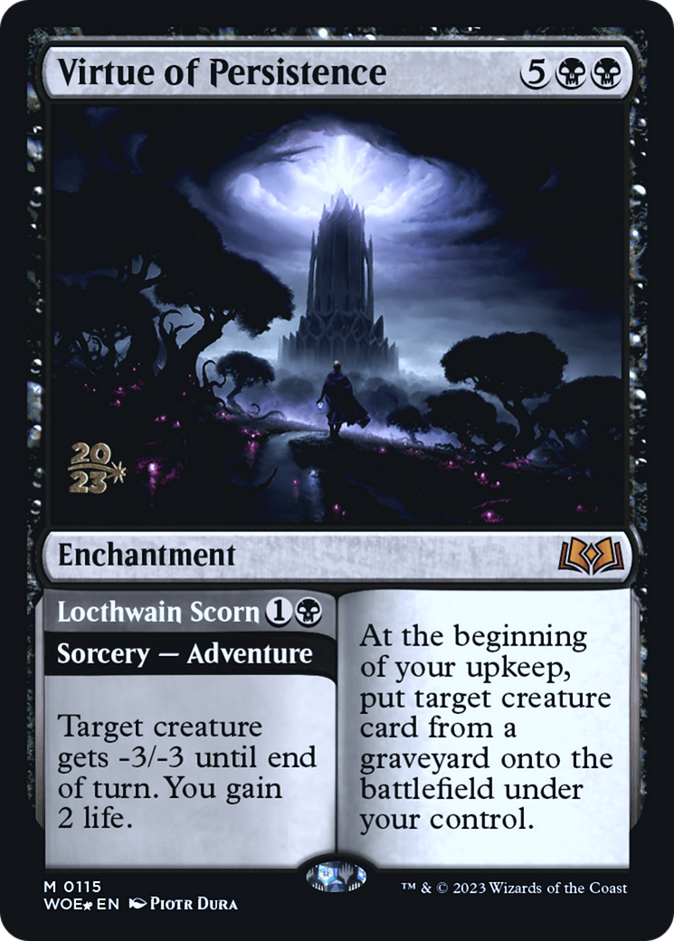 Virtue of Persistence // Locthwain Scorn [Wilds of Eldraine Prerelease Promos] | L.A. Mood Comics and Games