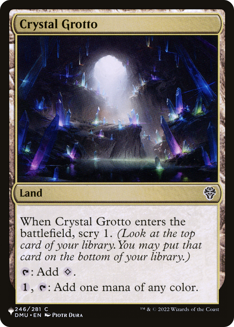 Crystal Grotto [The List Reprints] | L.A. Mood Comics and Games