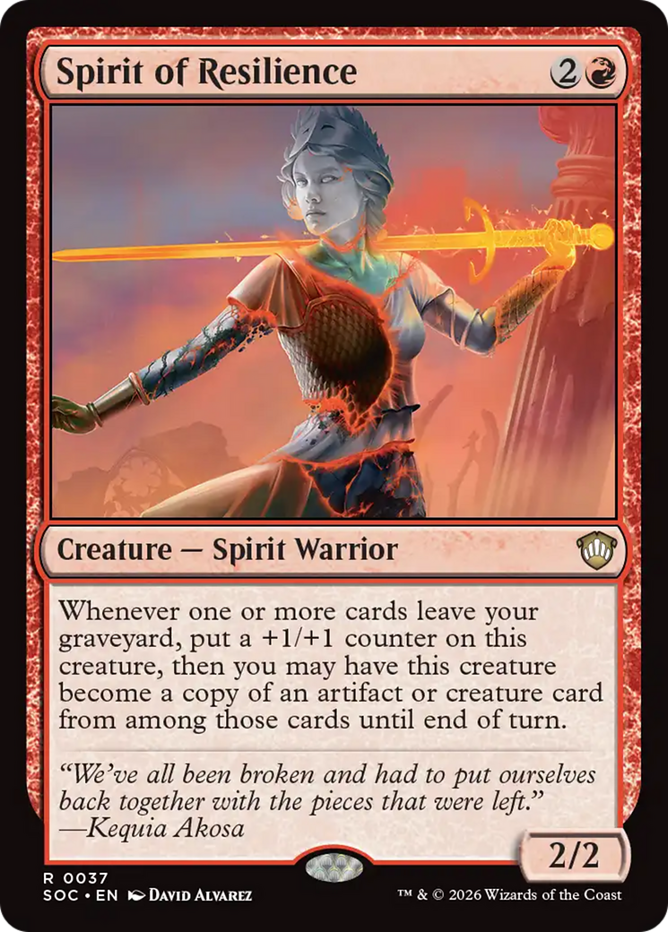 Spirit of Resilience [Secrets of Strixhaven Commander] | L.A. Mood Comics and Games