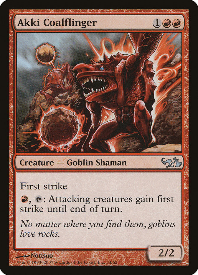 Akki Coalflinger [Duel Decks: Elves vs. Goblins] | L.A. Mood Comics and Games