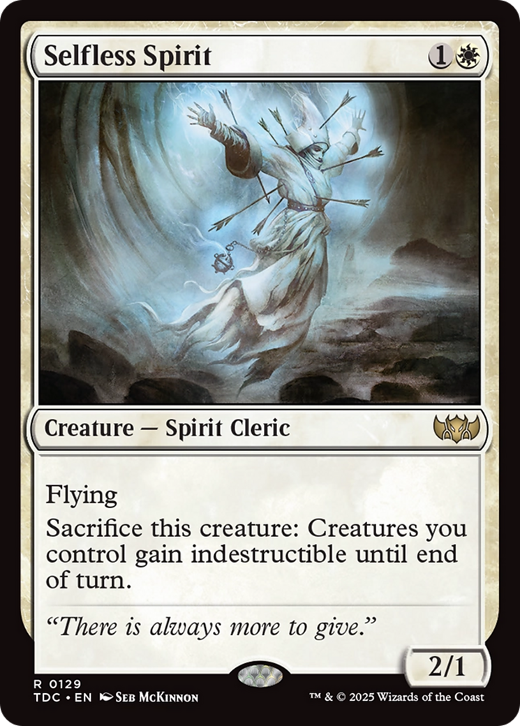 Selfless Spirit [Tarkir: Dragonstorm Commander] | L.A. Mood Comics and Games
