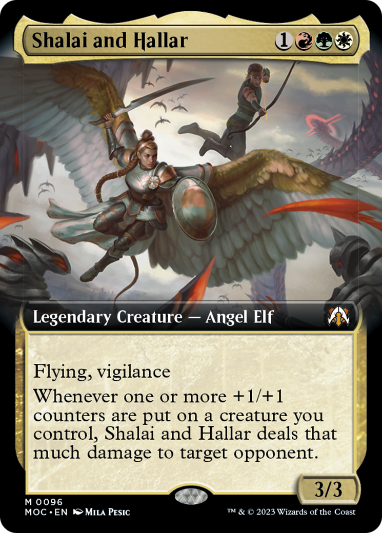 Shalai and Hallar (Extended Art) [March of the Machine Commander] | L.A. Mood Comics and Games