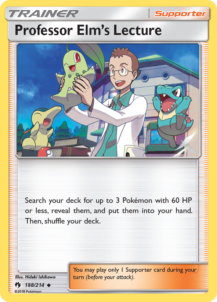 Professor Elm's Lecture (188/214) [Sun & Moon: Lost Thunder] | L.A. Mood Comics and Games
