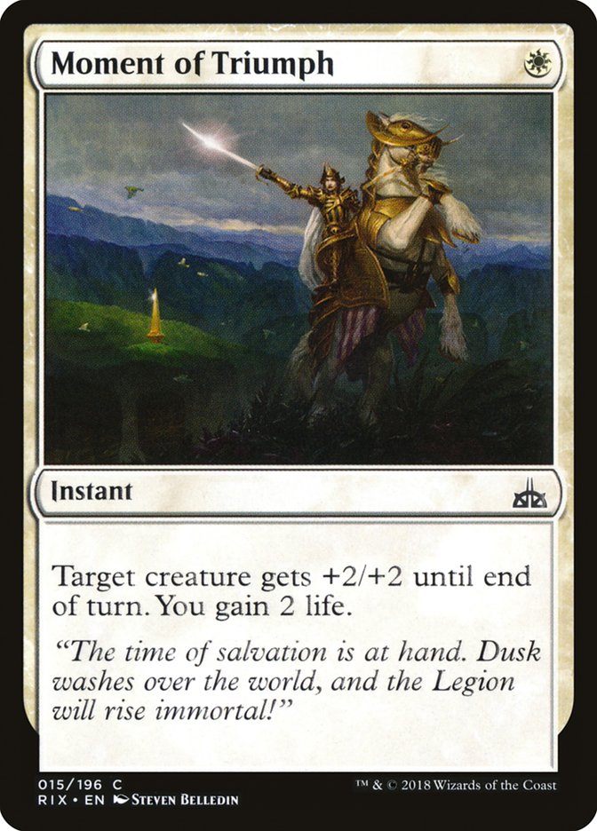 Moment of Triumph [Rivals of Ixalan] | L.A. Mood Comics and Games